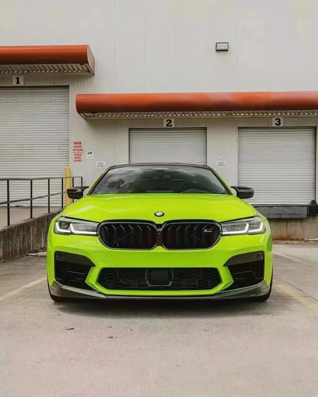 MP Style Carbon Fiber Front Lip - BMW F90 LCI/G30 M5.