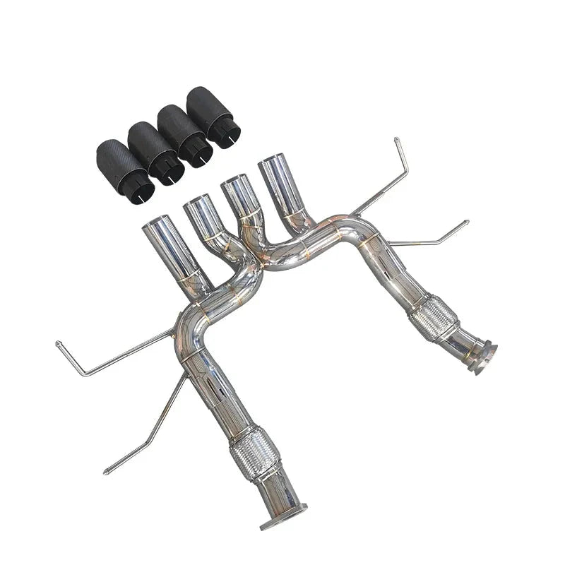 Performance Full straight pipe catback Exhaust - Chevrolet corvette C8 Z06.