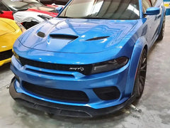 Carbon Fiber Front Bumper Lip -  15-24 Dodge Charger SRT R/T.