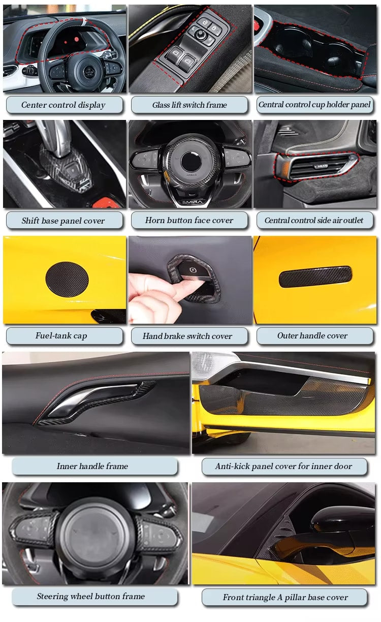 Carbon Fiber Interior Kit - Lotus Emira.
