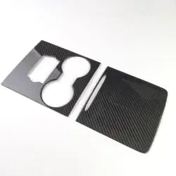 Carbon Fiber Interior Center Console Cover for Tesla Model 3 & Y.
