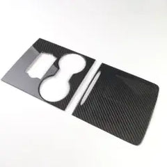 Carbon Fiber Interior Center Console Cover for Tesla Model 3 & Y.