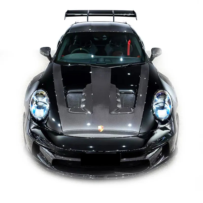 Prepreg Carbon Fiber GT3RS Style Front Hood Bonnet - Porsche 992 911.