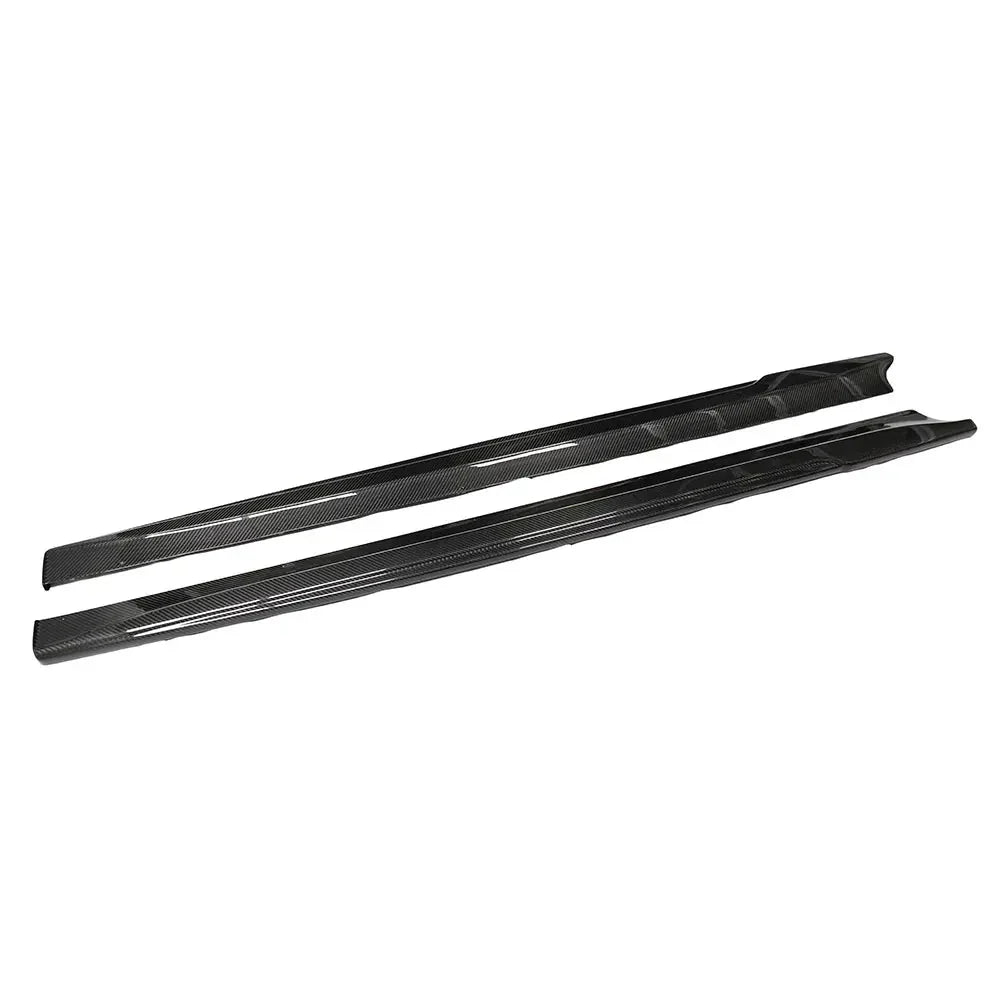 Prepreg Carbon Fiber C Style Side Skirt extension - Tesla Highland Model 3.