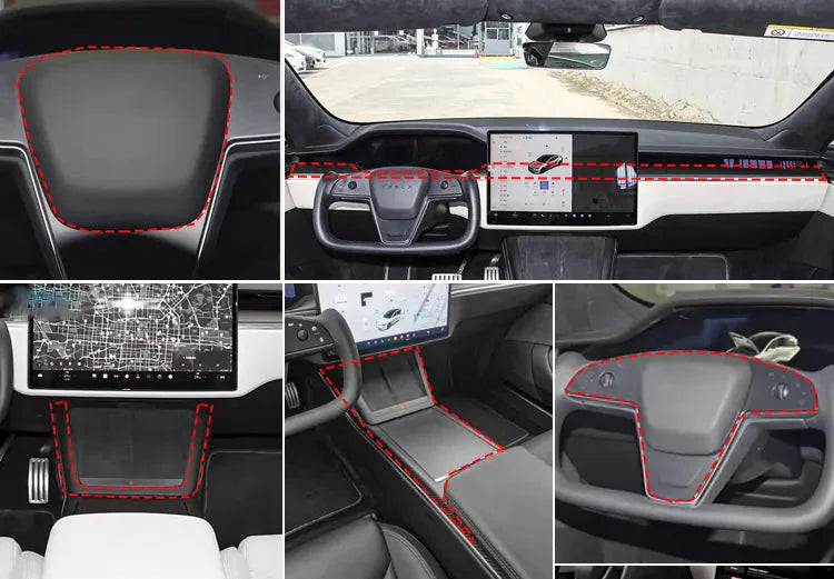 Carbon Fiber Interior Kit -  Tesla Model S 2023+.