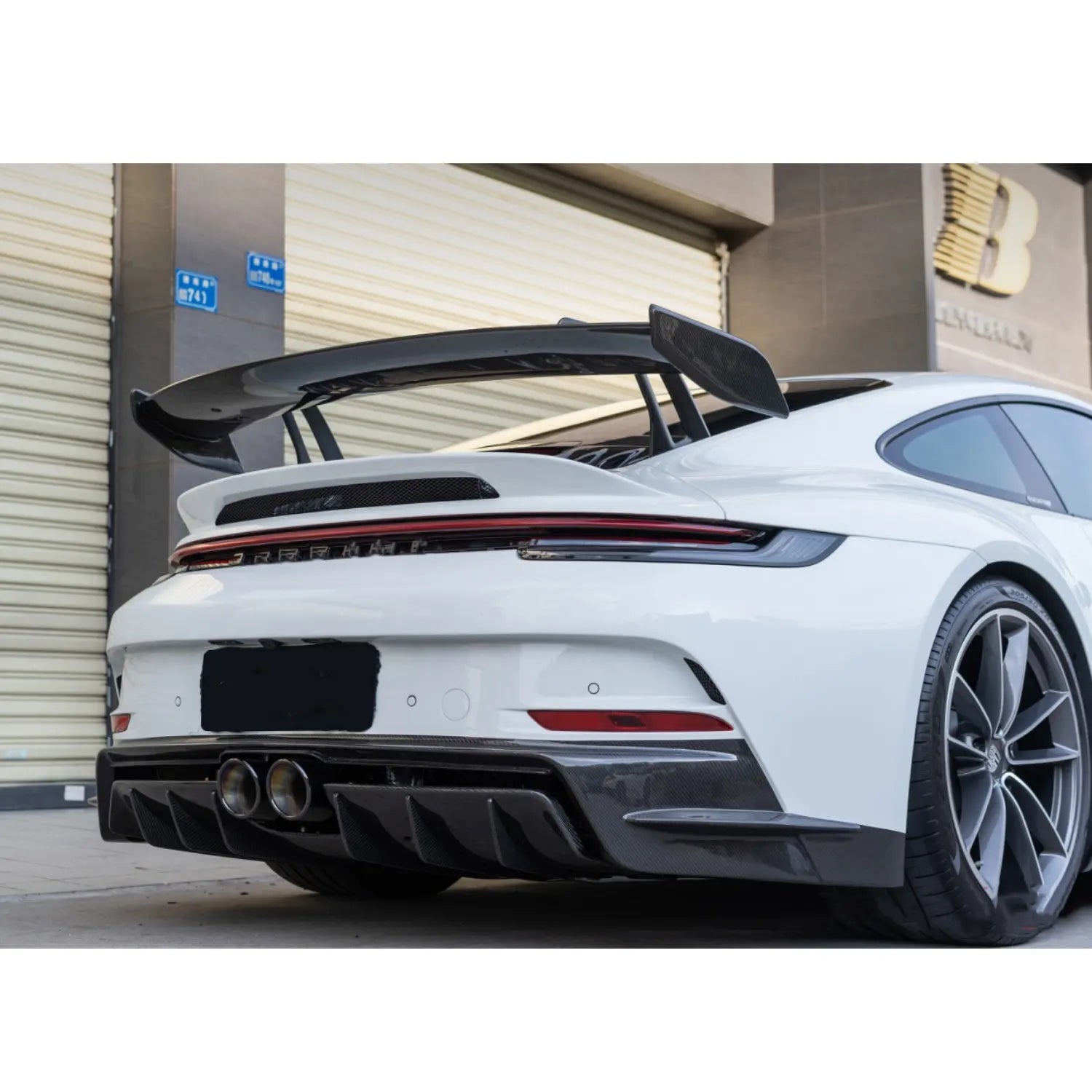 Dry Carbon Rear Diffuser -  Porsche 992 GT3 Carrera S.