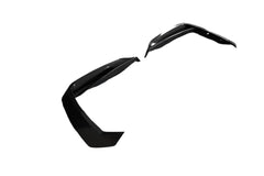 Carbon Fiber Front Bumper Apron Fins - Audi RSQ8 RS Q8 2020 2021.