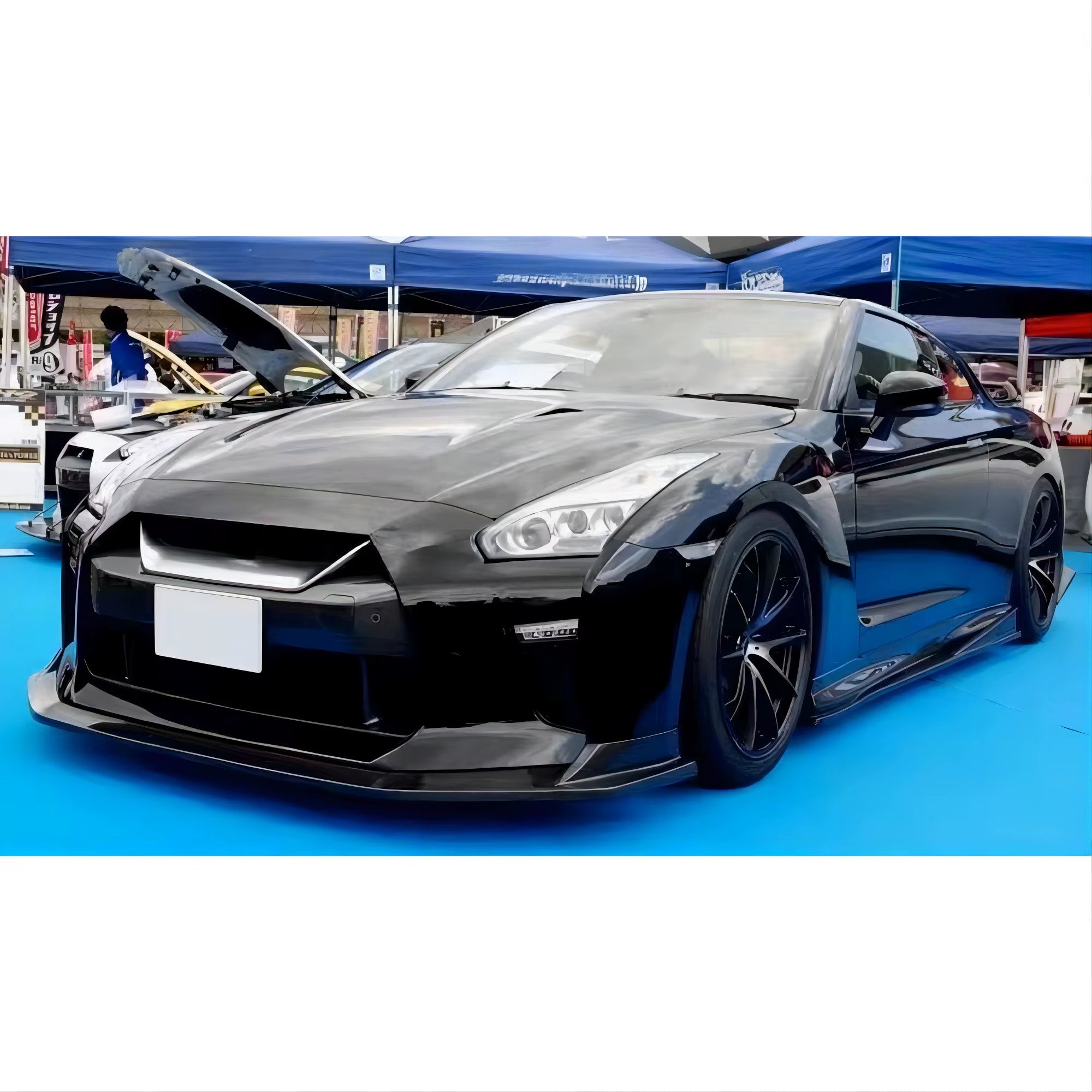 Peformance Style Carbon Fiber Front Lip - 2017-2023 Nissan R35 GTR.