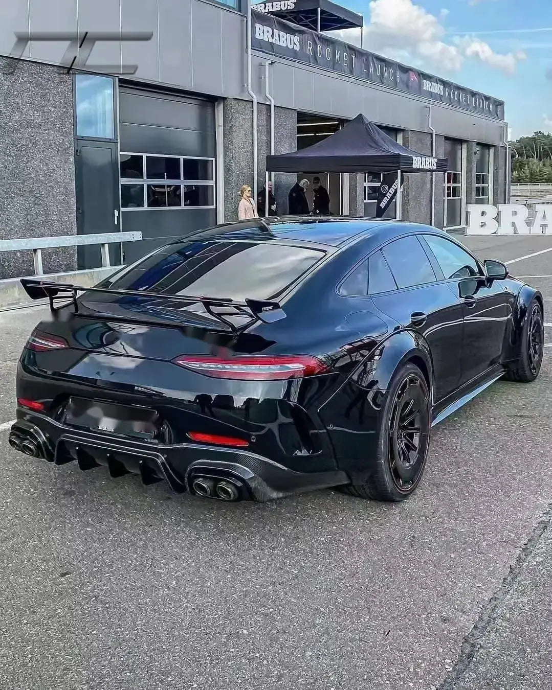 Carbon Fiber B Style Rear Spoiler Wing - Mercedes Benz AMG GT50 GT53 GT63.