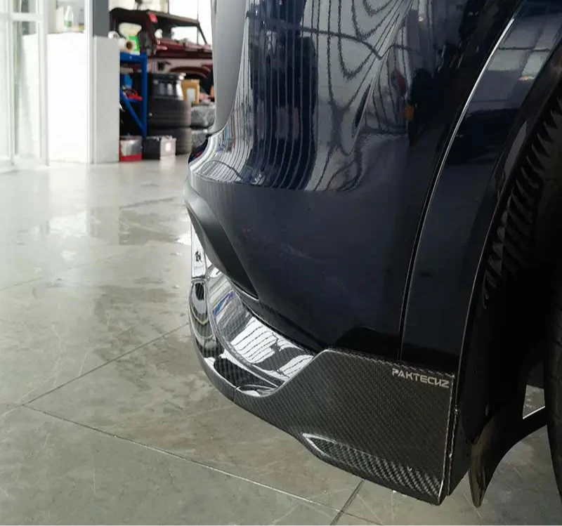 Paktechz Dry Carbon Fiber Front Splitter Lip - Porsche Cayenne S GTS Couper 9YA 9Y0 9Y3.