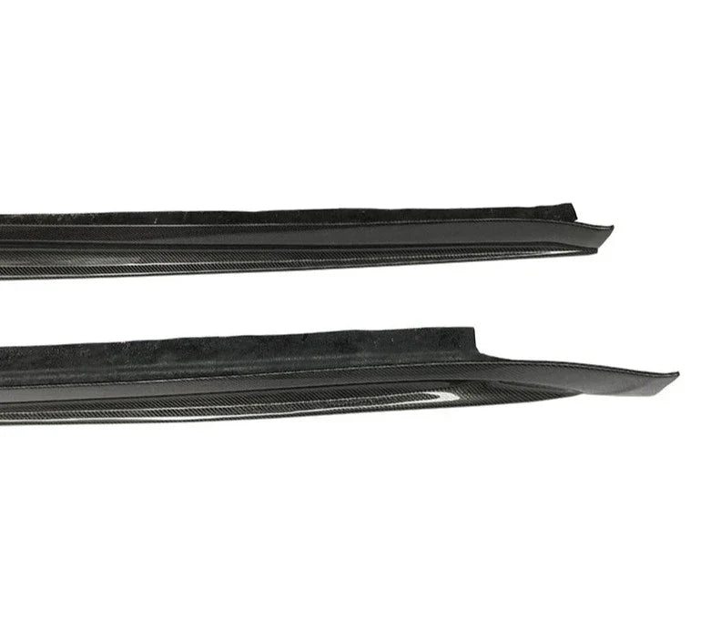 V style Carbon Fiber Side Skirt Extension - Porsche 911 Carrera 991 991.1/991.2 GT3 2012-2015.