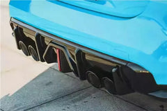 V2 Carbon Fiber Rear Diffuser W/ LED Light - 21-25 BMW G80 M3 G82 G83 M4.