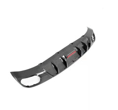 Prepreg Carbon Fiber Rear Diffuser w/led - Audi Q8 2020+.