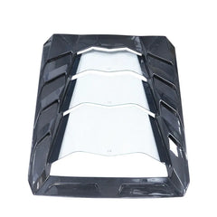 M style Carbon Fiber Rear Engine cover Hood w/ Glass For Lamborghini Huracan LP580 LP610.