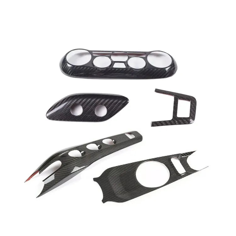 Carbon Fiber Interior  Center Console Gear Cup Holder Panel Cover -Ferrari F12 Berlinetta.