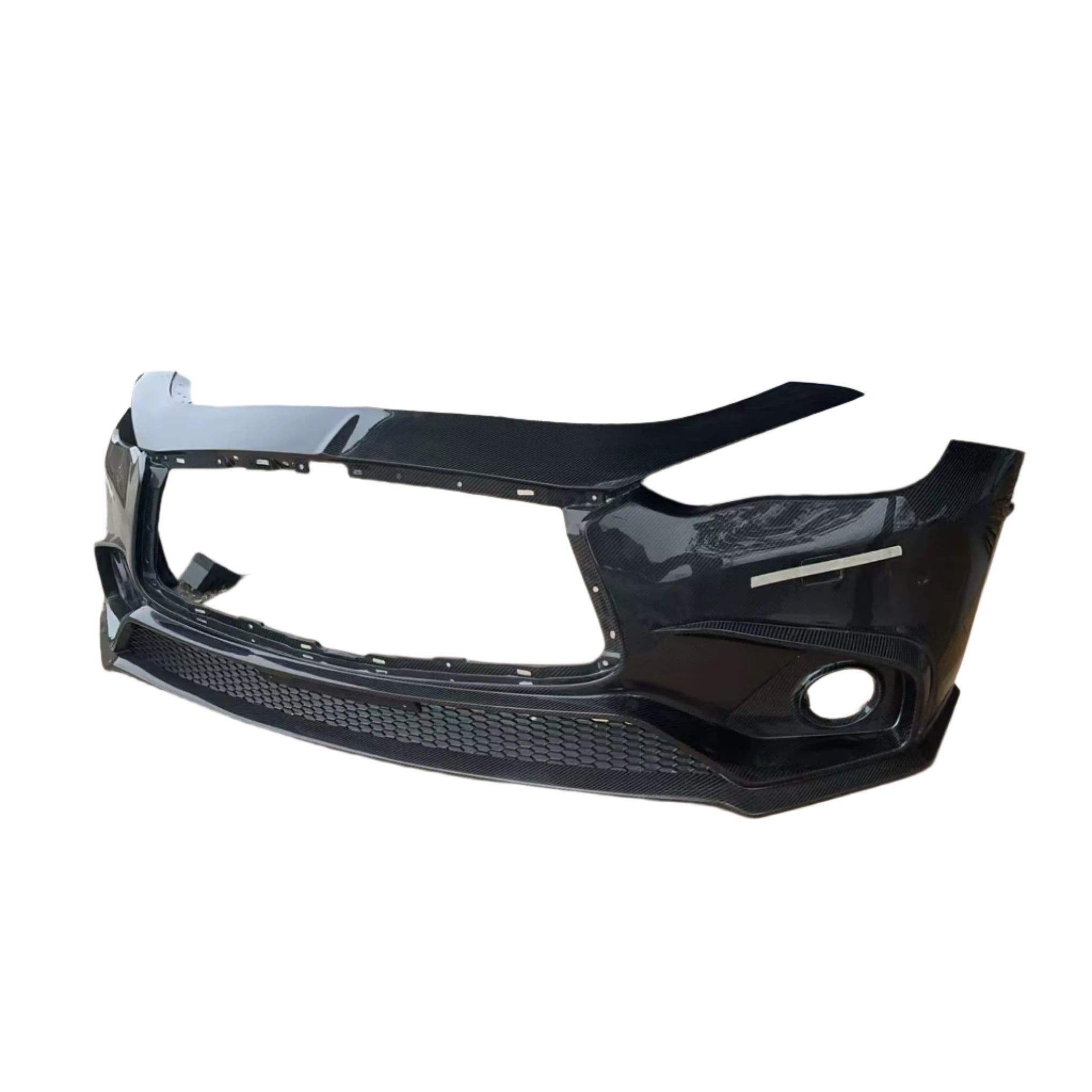 Carbon Fiber Fiber Front Bumper - Infiniti Q60.
