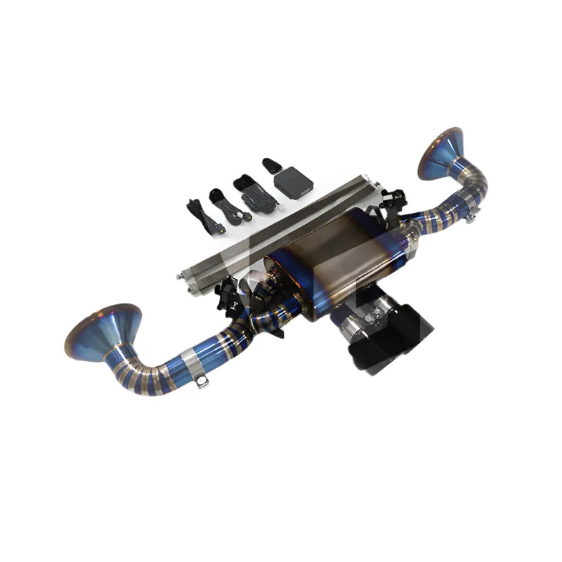 High Performance Titanium Valved Catback Exhaust System - Porsche 911 992 GT3 4.0T 2021+.