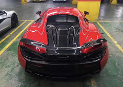 McLaren 540C/570S/570GT Dry Carbon Fiber Rear Engine Cover.