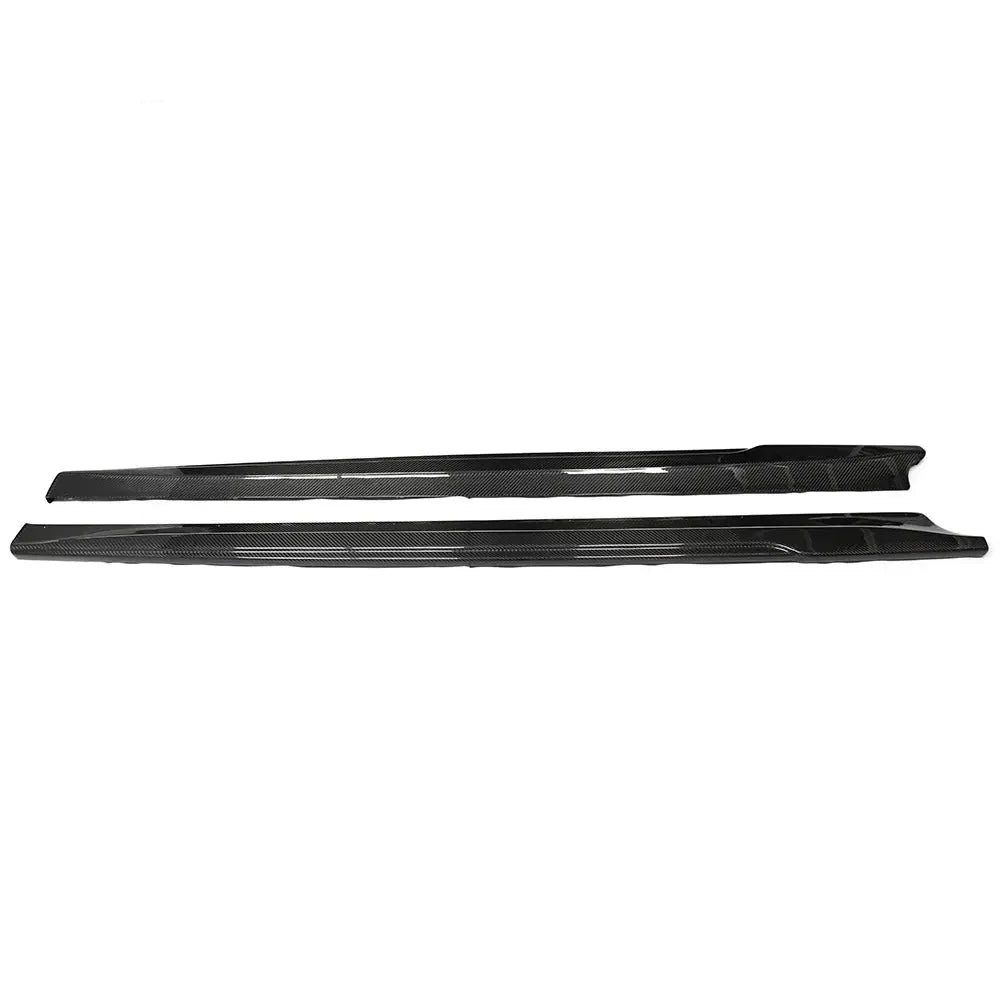 Prepreg Carbon Fiber C Style Side Skirt extension - Tesla Highland Model 3.
