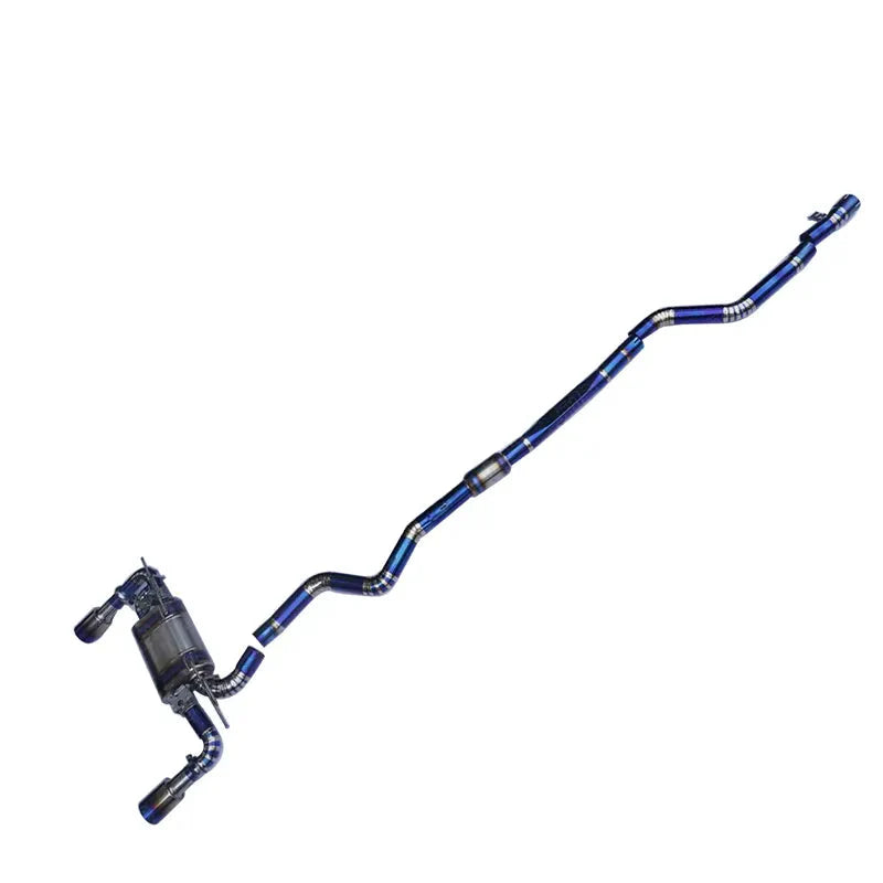 Titanium Performance Valved Exhaust Cat Back System -  BMW F30 340i.