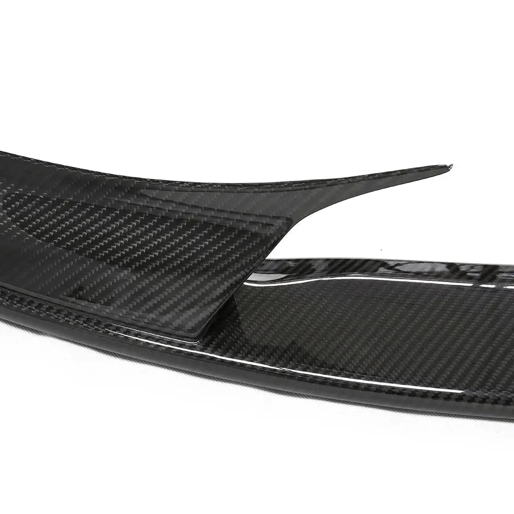 Prepreg Carbon Fiber Front Bumper Splitter Lip - Tesla 2024+ MODEL 3 Highland.