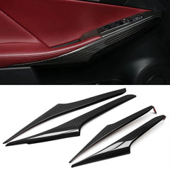 Carbon Fiber Interior Door Panel Trim Set -  Lexus IS 300 350 IS250 200t 350F F Sport 2013-2019.