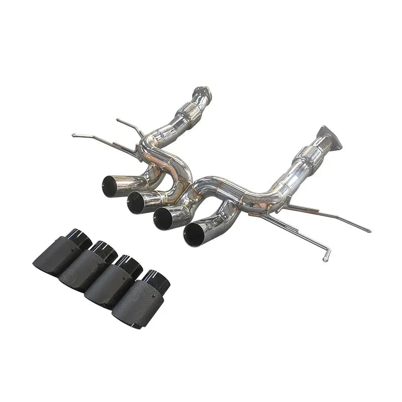 Performance Full straight pipe catback Exhaust - Chevrolet corvette C8 Z06.