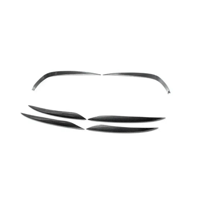 Carbon Fiber Front Bumper Fog Lamp Vents -  Mercedes Benz E43 E300 E400 E450 Sport 2016-2020.