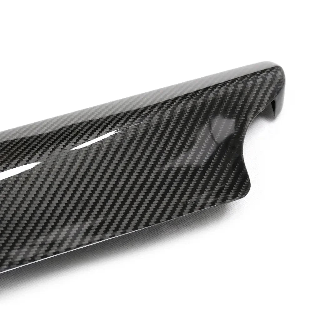 Prepreg Carbon Fiber C Style Side Skirt extension - Tesla Highland Model 3.