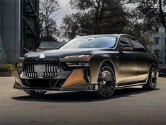 AE Style Carbon fiber front lip -  BMW 7 Series G70 2023+.
