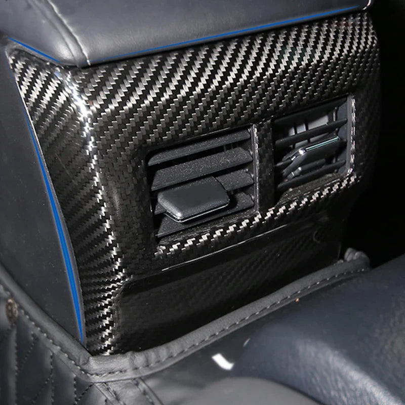 Dry Carbon Fiber Rear Air Vents Cover Trim - Lexus IS/RC-F Sport.