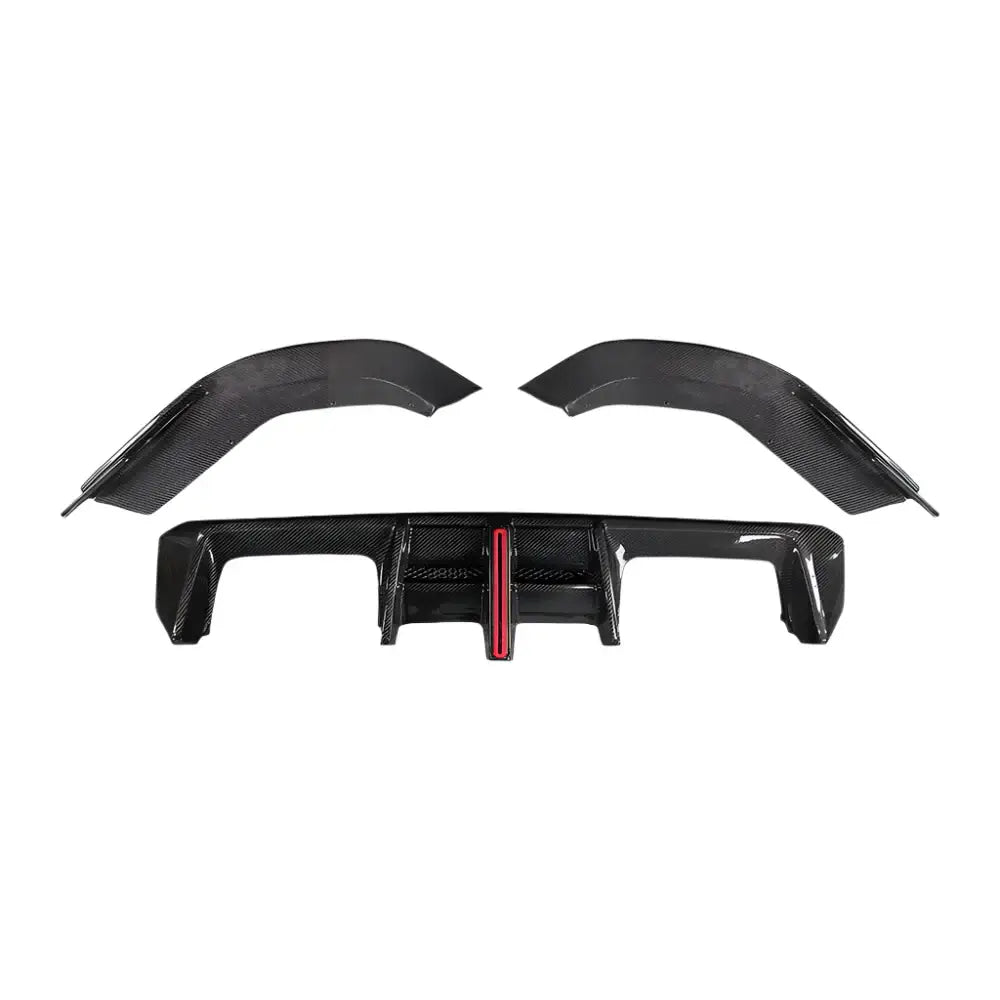Carbon Fiber Rear Diffuser w/ brakelight V1 - BMW G80 M3 & G82 / G83 M4.