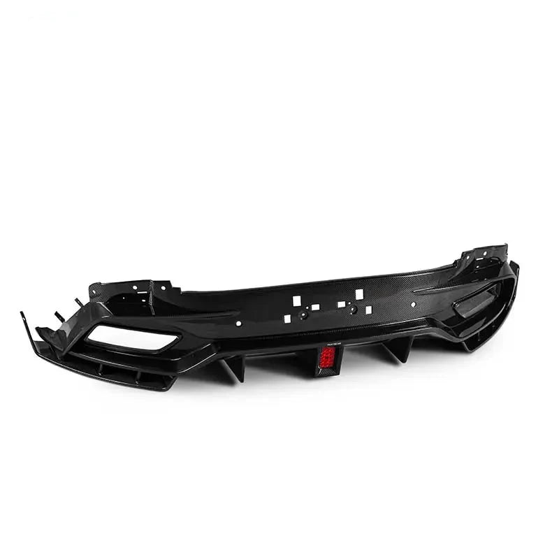 Dry Carbon Fiber Rear Diffuser w/ LED - Aston Martin DB11.