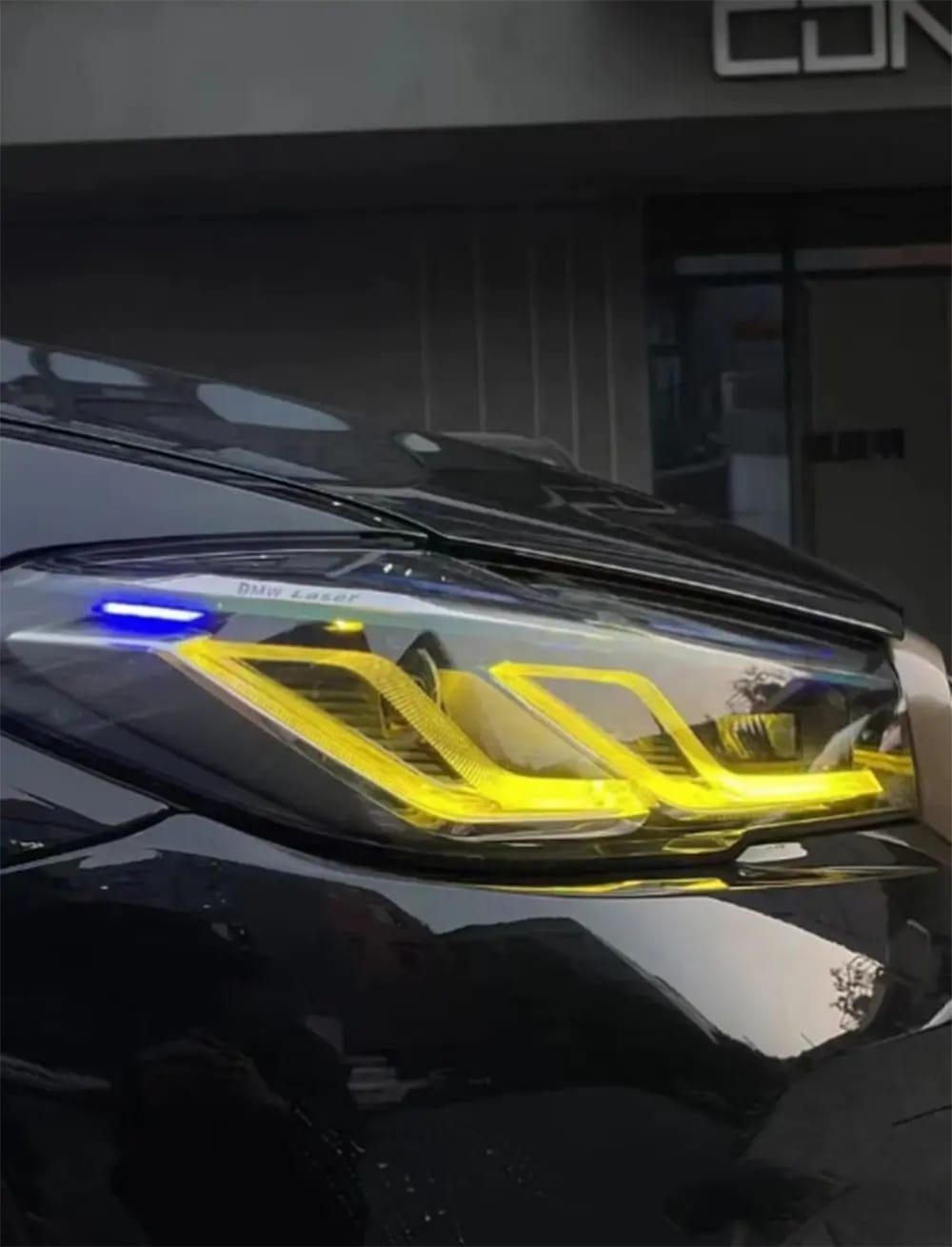 CSL Yellow LED Headlight DRL - BMW G30 M5 / 5 series LCI 2021-2023.