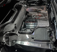Prepreg Carbon Fiber Engine Bay Cover - Corvette C8 Z51 Z06 HTC Convertible 2020-2023.
