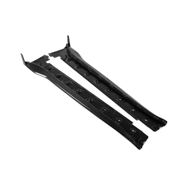 Dry Carbon Fiber Side Skirts - Porsche 911 992 Turbo S.