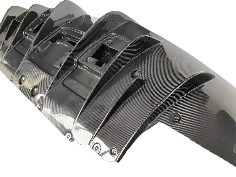 N Style Carbon Fiber Rear Diffuser - Ferrari F8 Tributo.
