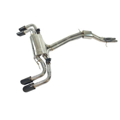 Valved Cat Back Muffler Exhaust System - Porsche Cayenne Turbo 4.0T.