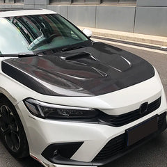 Carbon Fiber Engine Bonnet Vented Hood V2 - Honda Civic 11th Gen.
