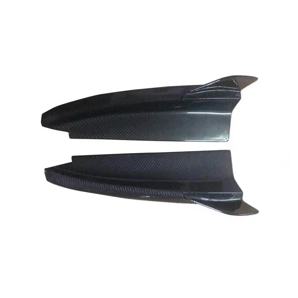 Carbon Fiber Rear Bumper Canard Splitter -  Mercedes-Benz C Class A205 C205 Sport C43 AMG Sedan Coupe 2015 - 2019.
