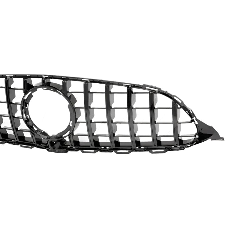Gloss Black C63 AMG Style Front Grille - 2019-2021 Mercedes Benz C-Class W205 C43.
