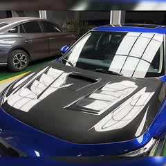 Vented Carbon Fiber Engine Hood - Honda Civic 11th gen 2022-2024.