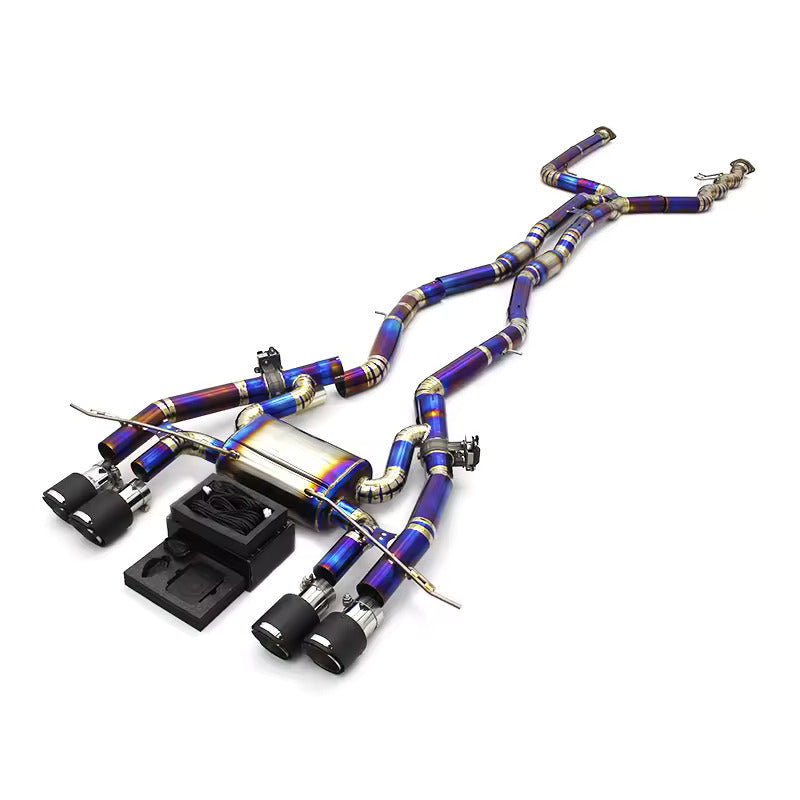 Titanium Valved Cat Back Exhaust System - G8X M2/M3/M4.