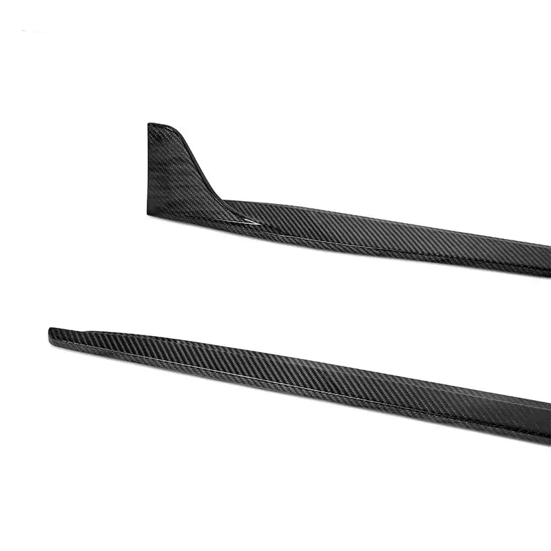 Dry Carbon Fiber Side Skirts - Porsche 718 Cayman Boxster 982 2016 - 2024.