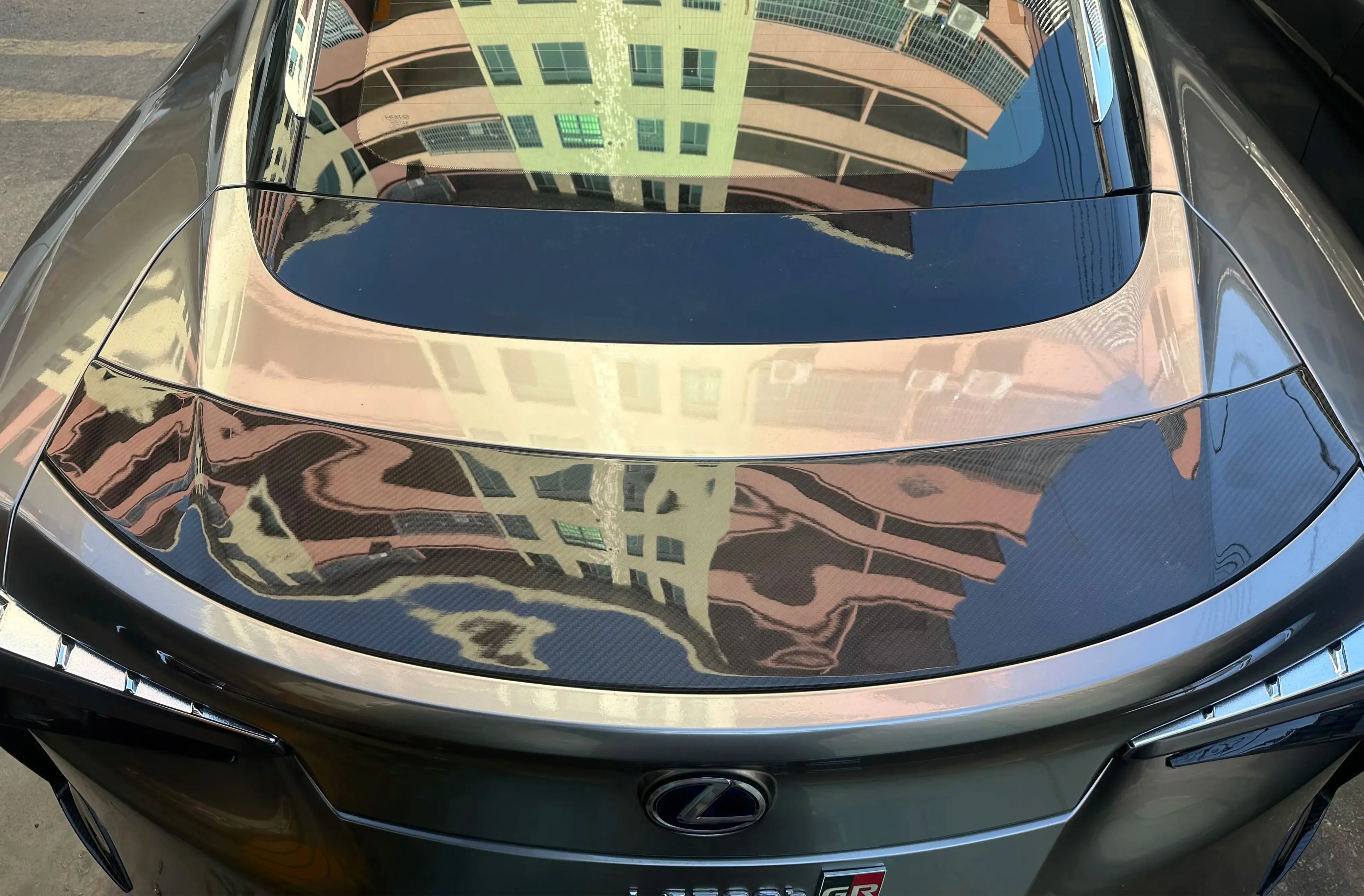 Prepreg Carbon Fiber Rear Spoiler - Lexus LC500 LC500h.
