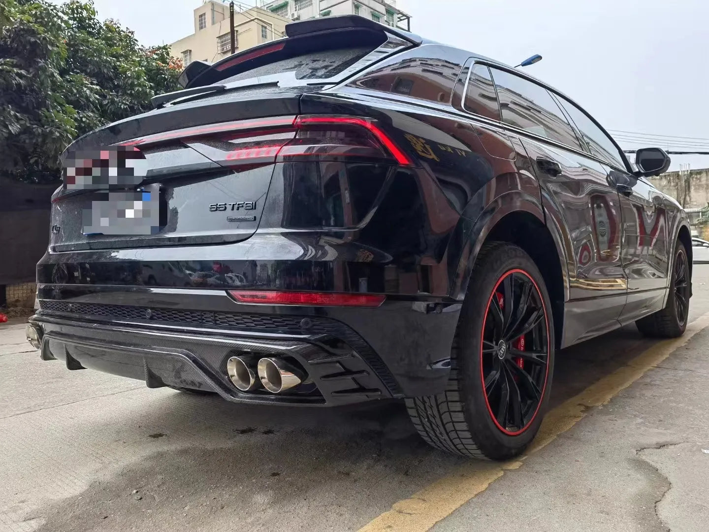 Carbon Fiber AP Style Aero kit - Audi Q8 RSQ8.