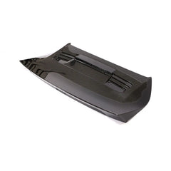 Carbon Fiber Rear Trunk Engine Cover Lid w/ Duck Tail Spoiler - Porsche 991 991 Carrera 4S Coupe 2-Door 2013-2019.
