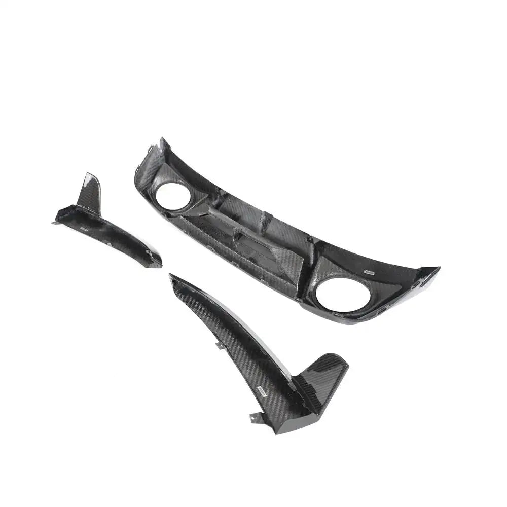 Prepreg Carbon Fiber Rear diffuser w/ Side Canard - Porsche 911 992 Turbo S Coupe 2019-2021.