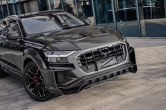 Prepreg Carbon Fiber Vented Hood Bonnet - Audi Q8/ SQ8/ RSQ8 2018-2022.
