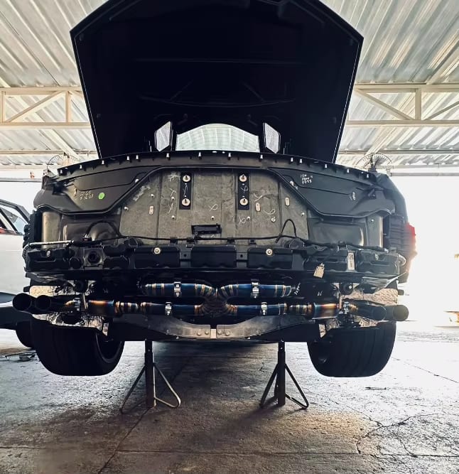 Titanium Full Valved Exhaust - 2020 - 2024 Corvette C8.